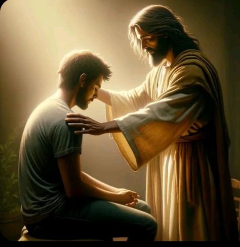 Jesus Holding Me, Bible Fanart, Prophetic Painting, Prayer Images, Bible Artwork, Jesus Cartoon, Bible Verses Kjv, Jesus Songs, Jesus Artwork