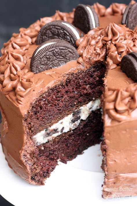 Oreo Cream Filling Recipe, Oreo Cake Filling, Oreo Cream Filling, Chocolate Filling For Cake, Best Ever Chocolate Cake, Oreo Torte, Oreo Cookie Cake, Cream Filling Recipe, Oreo Filling