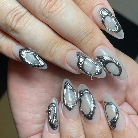 Victoria Houllis on Instagram: “🪨to say I’m obsessed with this @_octi x @roahiking inspired set is not enough🪨 @jamieharnn bringing through some perfect inspo🪨 created…” Orb Nails, 3d Nail, 3d Nail Art, 3d Nails, Not Enough, Nail Trends, Enough Is Enough, Need To Know, Manicure