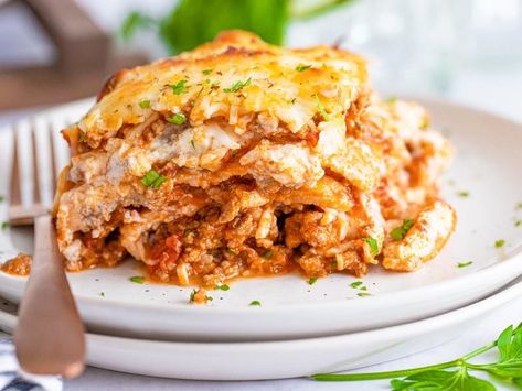 Recipe With Ricotta, Lasagna Recipe With Ricotta, Low Carb Lasagna, Keto Lasagna, No Noodle Lasagna, Minced Meat, Lasagna Recipe, Keto Bread, Keto Dinner