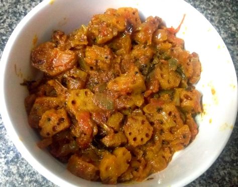 Lotus Stem Dry Masala Sabzi - Zayka Ka Tadka Curries, Yummy Sides, Dietary Fiber, Pregnant Women, Comfort Food, Side Dishes, Lotus, Cooking Recipes, India