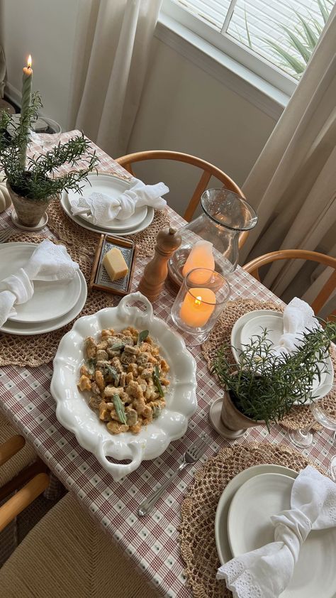 Tablescape Inspiration - The M.A. Times by Marianne Dinner Setting Table, Marianne Sides, Setting Table, Dinner Setting, Tablescape Inspiration, Cottage Living, Coastal Cottage, Renter Friendly, Tablescapes