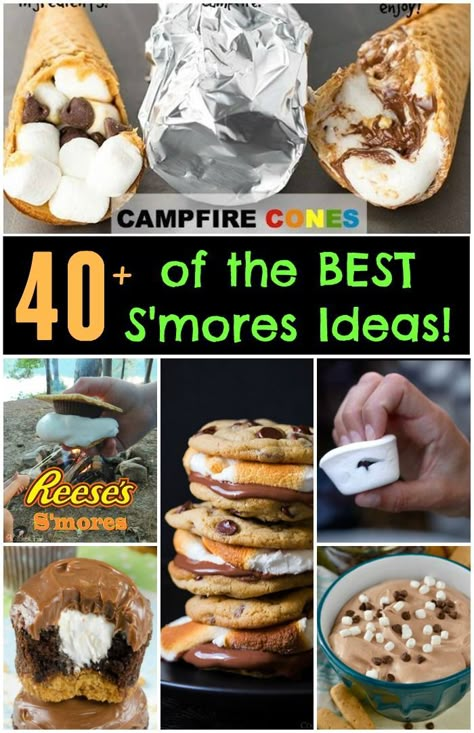 Camping Smores, Smores Party, Rhubarb Jam Recipes, Campfire Smores, Campfire Desserts, Smore Recipes, Camping Dinners, Kitchen Fun, Campfire Food