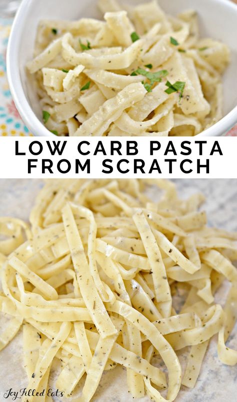 This Keto Pasta Recipe proves that you can eat noodles on the keto diet! These low-carb noodles are delicious and simple to make, even if it's your first time! Don't miss out on this delicious recipe - it's made with simple ingredients! Ketosis Diet Recipes, Lunch Keto, Keto Noodles, Low Carb Noodles, Ketosis Diet, Low Carb Pasta, Ketogenic Diet For Beginners, Recipe Dinner, Recetas Keto