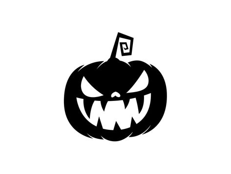 Pumpkin Logo Design Ideas, Halloween Logo Ideas, Pumpkin Logo Design, Halloween Logo Design, Scary Logo, Scary Pumpkin Designs, Pumpkin Logo, Pumpkin Icon, Comic Background