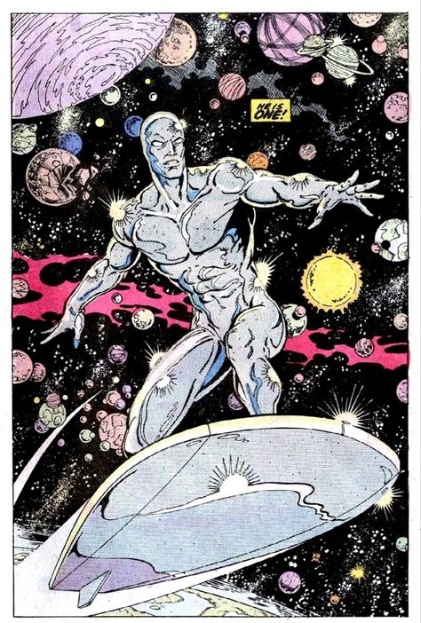 Silver Surfer vol 3 #23 | Art by Ron Lim, Tom Christopher & Tom Vincent Silver Surfer Comic, Silver Surf, Surfer Art, Marvel Artwork, Comic Book Artwork, Marvel Comic Character, Book Things, Marvel Comic Books, Marvel Entertainment