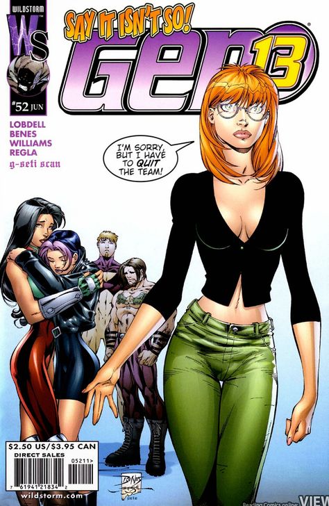 Graphic Novel Cover, Gen 13, Image Cover, Comics Girl, Image Comics, Comic Book Covers, Superhero Comic, Marvel Dc Comics, Comic Covers