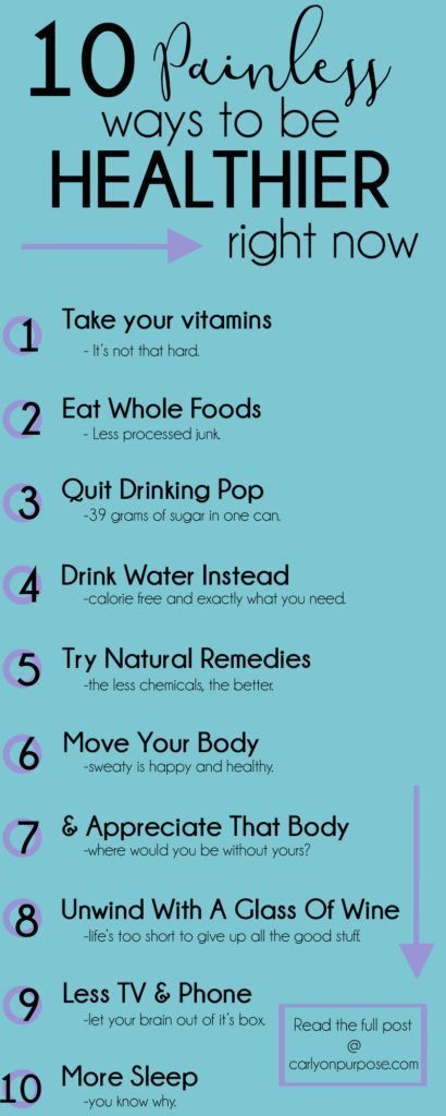 10 painless ways to be healthier now Ways To Be Healthier, Being Healthy, Healthy And Fit, Leaky Gut, Easy Yoga, Lose 50 Pounds, Yoga Asanas, Healthy Living Tips, Stay Healthy