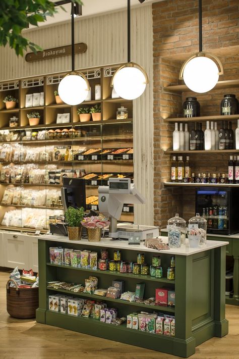 ''Areland'' Nuts Store - Picture gallery Coop Grocery Store, Boutique Grocery Store Design, Boutique Grocery Store, Refillery Store Design, Garden Shop Ideas, Grocery Store Interior Design, Small Grocery Store Design, General Store Design, Mini Market Store Ideas