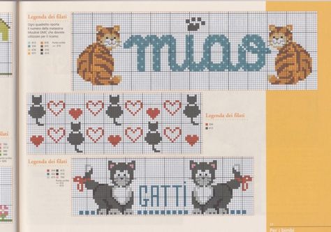 Gallery.ru / Фото #34 - 1000 idee a punto croce 02 - peperina75 Cool Templates, Cat Cross Stitch Charts, Geeky Cross Stitch, Knitting Toy, Cat Patterns, Santa Cross Stitch, Cross Stitch Beginner, Cross Stitch Freebies, Subversive Cross Stitch