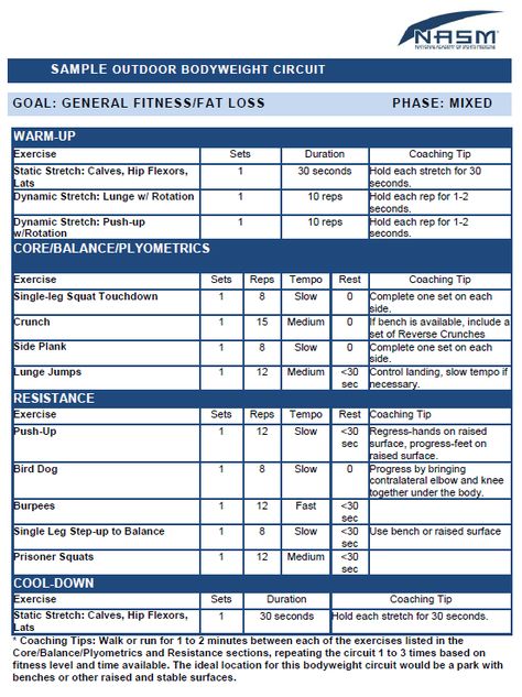Sample Outdoor Bodyweight Circuit Dancing For Beginners, Belly Dancing For Beginners, Bodybuilding Routines, Workout Template, Personal Training Programs, Nasm Cpt, Personal Training Business, Personal Fitness Trainer, Training Business