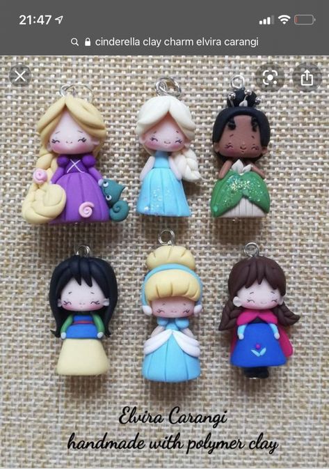 Girl Bows Diy, Princess Charming, Fondant Tutorial, Clay Crafts Air Dry, Polymer Clay Dolls, Clay Figurine, Clay Miniatures, Cute Clay, Clay Dolls