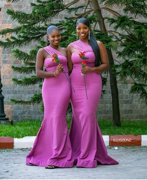 African Bridal Dress, Gorgeous Bridesmaid Dresses, Girls Bridesmaid Dresses, Wedding Dress Bustle, Orange Bridesmaid Dresses, African Bride, Best African Dresses, Wedding Bachelorette Party, Bridesmaid Inspiration