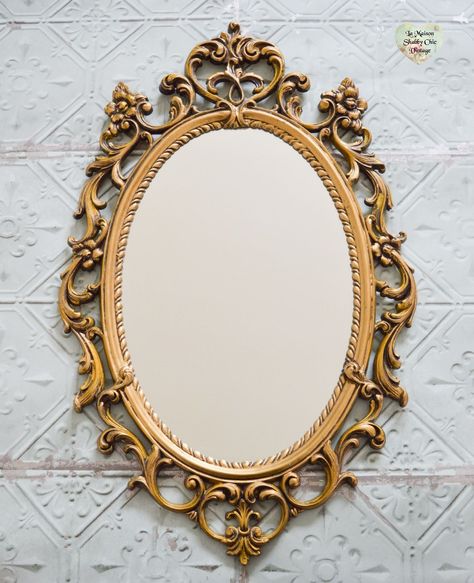 Baroque Mirror Victorian Mirrors, Gold Antique Mirror, Vintage Mirror Wall Decor, Rococo Mirror, Decorating Mirror Frames, Gold Frame Mirror, Large Framed Mirrors, Vintage Style Mirror, Vintage Gold Mirror