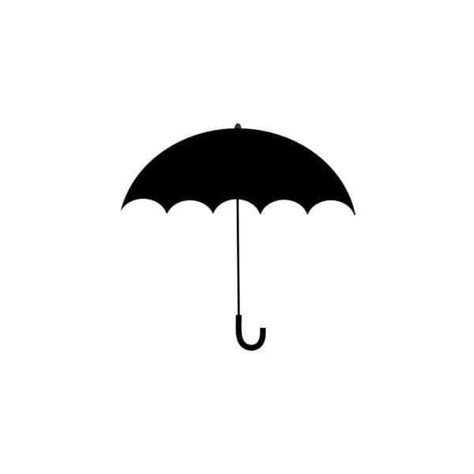 Umbrella Silhouette, Tattoo Friends, Umbrella Tattoo, White Umbrella, Silhouette Clip Art, Kids Projects, Classy Aesthetic, Friend Tattoos, Umbrella Academy