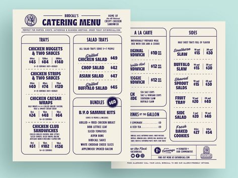 B.C. Catering Menu | One by Val Waters for 48 Savvy Sailors on Dribbble Catering Menu Design, Cafe Menu Boards, Chalk Menu, Cafe Quotes, Menu Board Design, Menu Design Inspiration, Ice Cream Menu, Cafe Menu Design, Pizza Branding