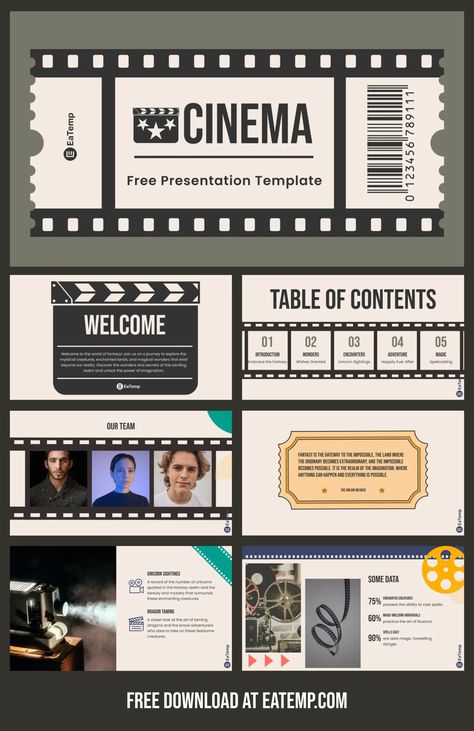 Figma Presentation Template, Movie Presentation Design, Google Presentation Ideas, Power Point Templates Free Presentation Powerpoint Slide Designs, Google Slide Ideas, Power Point Design Ideas, Google Slides Ideas, Cute Google Slides, Ppt Design Templates