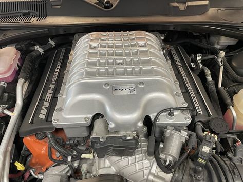 We use the highest quality parts and have highly trained specialists. This allows us to give 100,000 mile parts and labor warranty on most repairs. Hellcat Supercharger, Hellcat Engine, Dodge Hellcat, Charger 2015, Charger Srt Hellcat, Car Engines, 2015 Dodge Challenger, Red Filter, Dodge Vehicles