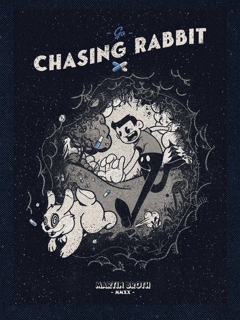 Go Chasing Rabbit on Behance Old Cartoon Poster, 20s Cartoons Style, 40s Cartoon Style, 40s Graphic Design, 1930 Character Design, Retro Cartoon Illustration, 20s Cartoon, 50s Cartoon Style, 50s Ads