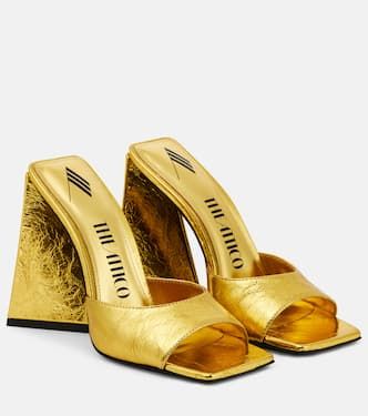 Designer Summer Shoes | Shop at Mytheresa Attico Shoes, Designer Espadrilles, The Attico, Exclusive Shoes, Suede Mules, Womens Summer Shoes, Leather Moccasins, Color Rojo, Leather Ballet Flats