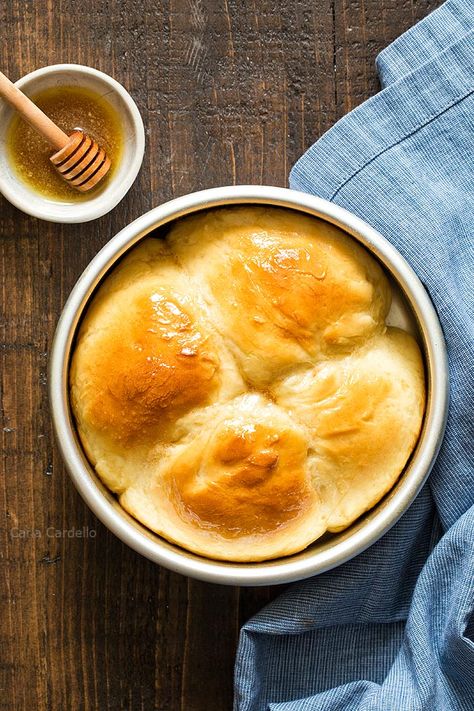 Small Batch Dinner Rolls (Eggless) - Homemade In The Kitchen Small Batch Dinner Rolls, Small Batch Dinner, Eggless Dinner Rolls, Eggless Dinner, Christmas Dinner For Two, Thanksgiving Dinner For Two, Homemade Honey Butter, Homemade Yeast Rolls, Recipe For 1