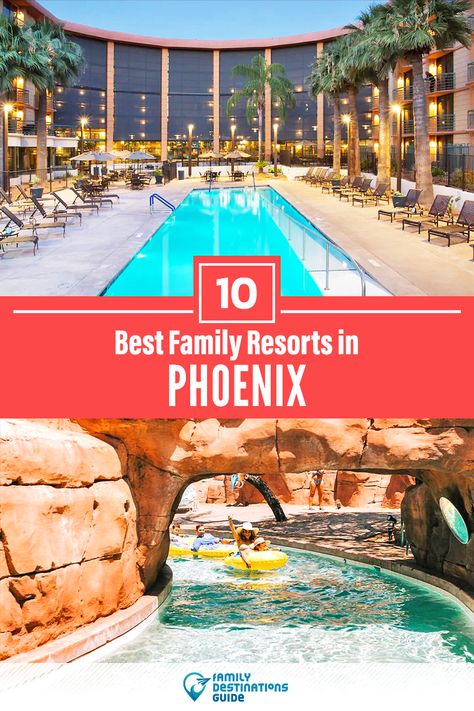 Want ideas for a family vacation to Phoenix? We’re FamilyDestinationsGuide, and we’re here to help: Discover Phoenix’s best resorts for families - so you get memories that last a lifetime! #phoenix #phoenixvacation #phoenixwithkids #familyvacation Phoenix Vacation, Arizona Resorts, Resorts For Kids, Kid Friendly Resorts, Best Family Vacation Spots, Family Spring Break, Scottsdale Resorts, Best Family Resorts, Train Trips