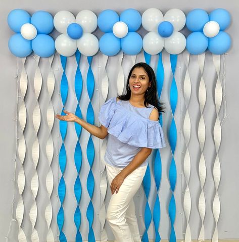 Balloon Wall Decorations, Simple Balloon Decoration, Simple Birthday Decorations, Simple Wedding Decorations, Wedding Balloon Decorations, Small Balloons, Small Rangoli, Balloon Stands, Small Rangoli Design