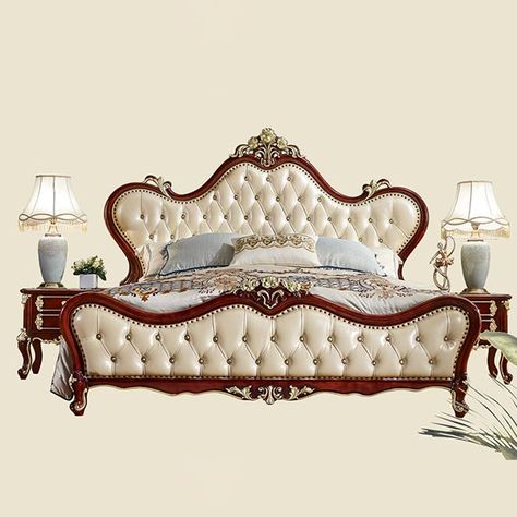 Classy Bed, King Size Royal Bed, Baroque Beds, Amjad Khan, Baroque Bed, Rococo Beds, Study Room Furniture, Classic Bedroom Furniture, Bed Cot