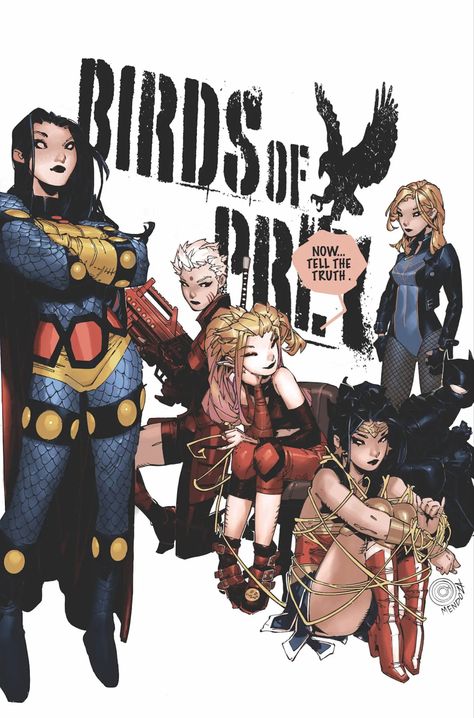 Birds of Prey #1 ~ Cover by Chris Bachalo #birdsofprey #bigbarda #blackcanary #harleyquinn #zealot #batgirl #dccomics Bachalo Art, Queen Mera, Aquaman Mera, Chris Bachalo, Comic Book Writer, Female Hero, Most Beautiful Birds, Black Canary, Detective Comics