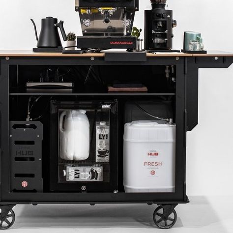 Our Products — Simple Cart Systems Modern Coffee Bar Ideas, Instagram Story Coffee, Coffee Bar Inspiration, Coffee Trends, Mini Cafeteria, Coffee Instagram Story, Mobile Coffee Cart, Coffee Bar Cart, Mobile Coffee Shop