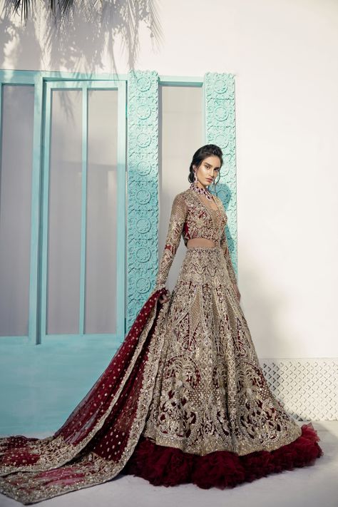 IRIS – Suffuse Suffuse By Sana Yasir Bridal, Suffuse By Sana Yasir, Bridal Lengha, Red Wedding Dress, Desi Wedding Dresses, Asian Wedding Dress, Asian Bridal Dresses, Bridal Lehenga Collection, Bridal Dresses Pakistan