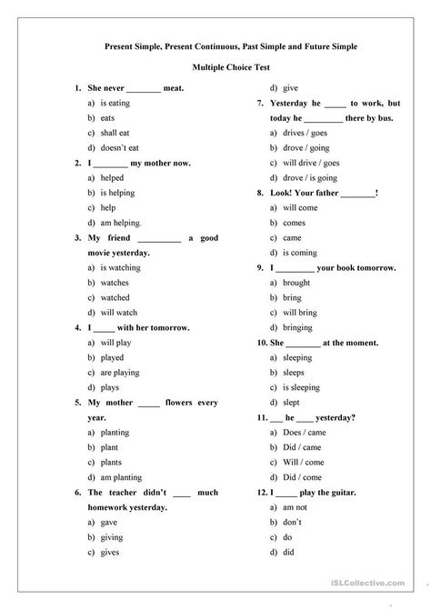 Multiple choice test. For beginners - English ESL Worksheets English Tests For Beginners, English Test For Beginners, 6th Grade Spelling Words, Complex Sentences Worksheets, 6th Grade English, Direct And Indirect Speech, English Grammar Test, Punctuation Worksheets, Test For Kids