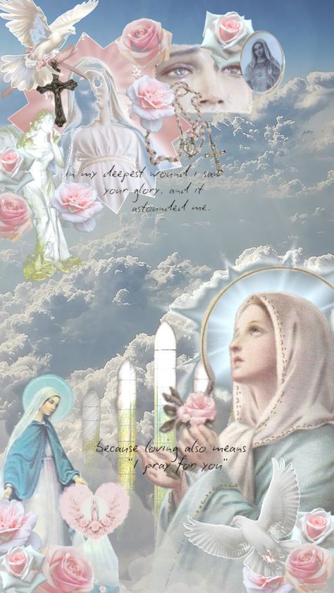 #catholic #mary #mother #roses Mother Mary Wallpaper, Bible Verse Wallpaper Iphone, Catholic Veil, Catholic Wallpaper, Virgin Mary Art, Mexican Culture Art, Dark Red Wallpaper, Iphone Wallpaper Hipster, Jesus And Mary Pictures