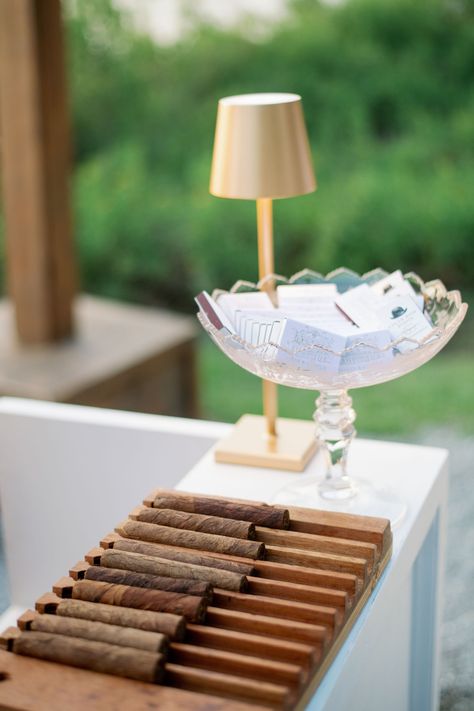 Cigar roller? We make the best matchbooks to go with! . . . . #koozie #weddingkoozie #chs #studiordesign #charlestonwedding #charlestonbride #lowcountrywedding #weddinginvitations #graphicdesigners #southernwedding #weddingideas #southerncharm #dreamwedding #brides #weddingcrest #weddingfavors #matchbook #weddingcigar #weddingmatches #cigarroller #weddingcigarroller Cigars Wedding Bar, Wedding Bar Accessories, Cigars At Wedding, Wedding Cigars Ideas, Raw Bar Wedding, Cigars Wedding, Wedding Matchbooks, Wedding Personal Touches, Matchbooks Wedding