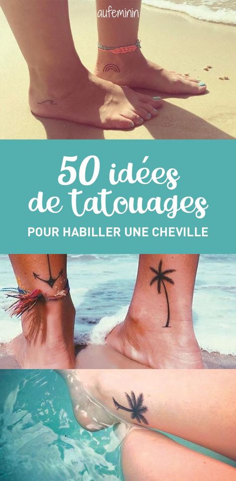 Découvrez 50 beaux tatouages de cheville. Jolie fleur, fine flèche, message ou encore façon bracelet ou bijou, inspirez-vous avec ces tattos qui habillent une cheville. Tattoos, Ibiza, Small Tattoos, Jesus Fish Tattoo, Home Ideas, Over The Years, How To Find Out