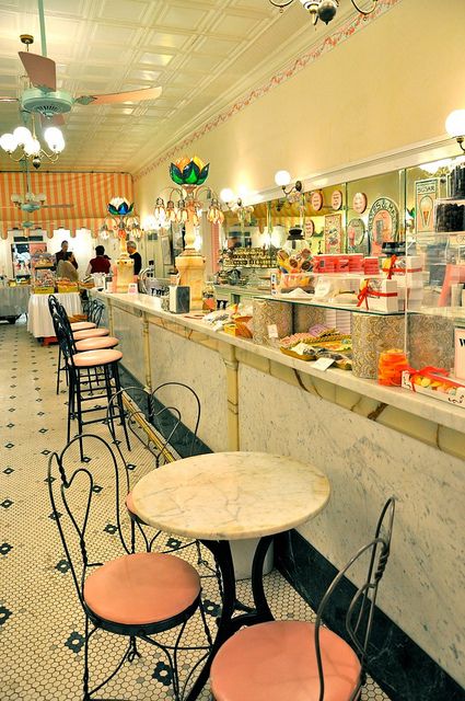 Aglamesis Soda Fountain - Cincinnati, OH Vintage Soda Fountain, Cincinnati Food, Soda Shop, Vintage Soda, Vintage Diner, Vintage Ice Cream, Ice Cream Parlor, Soda Fountain, Queen City