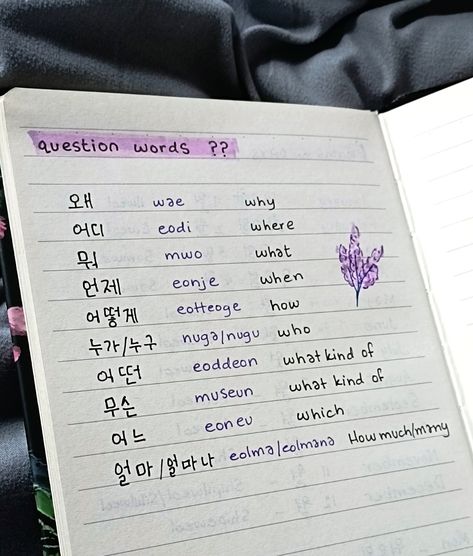 How To Write Korean Words, How To Write Hangul, Tips To Learn Korean, Learning Languages Tips Korean, How To Take Notes For Language Learning, Studying Korean Notes, Abc In Korean, Korean Notes Study Hangul, How To Write Korean