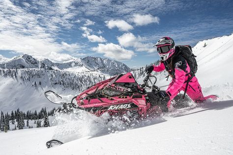 Make your ride one-of-a-kind like @gabriellehockley in her pink machine!💓 ㅤ #snowmobiling #snowmobile #snowmobilevideos #arcticfx #arcticfxgraphics #snowmobilelife #sledlife #polaris #snowseason #sledwraps #sledwrap Pink Machine, Polaris Snowmobile, Snowmobile, Sled, Make Your, Log In, Log, Make It Yourself, Pink