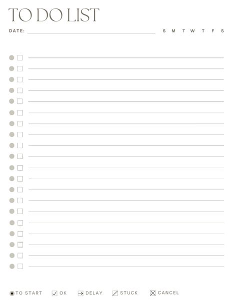 Stay Organized and Productive with these 5 Free ADHD To-Do List Templates (PDFs) Task Template Free Printable, To Do Lists Templates, Things To Do List Template, To Do Printable Free, Free Printable List Templates, Free Printable To Do List Templates, Goodnotes Template Free To Do List, Free To Do List Template, Good Notes To Do List Template