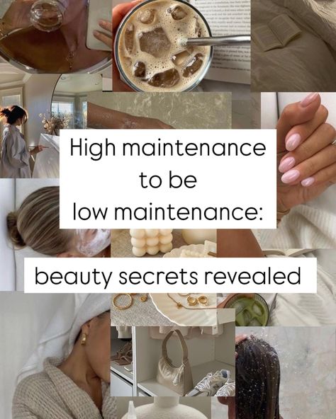 5 ways I’m “high maintenance” so I can stay “low maintenance” 99% of the time! Which one are you going to try? High Maintenance To Be Low Maintenance List, Low Maintenance Aesthetic, High Maintenance To Be Low Maintenance, High Maintenance Routine, High Maintenance Aesthetic, Maintenance Aesthetic, High Maintenance, Fav Quotes, Secrets Revealed