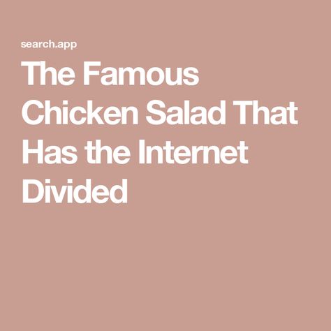 The Famous Chicken Salad That Has the Internet Divided Costco Chicken Salad, Bethany Frankel, Bethenny Frankel, Chicken Salad Recipe, Chicken Farm, Chicken Salad Recipes, Recipes Chicken, Stand Mixer, Cleaning Schedule