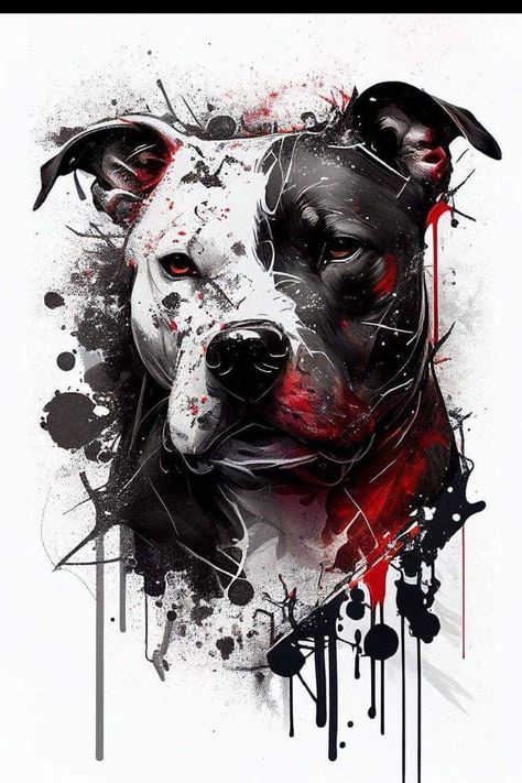 Pitbull Art Wallpaper, Pitbull Art Drawing, Pit Bull Drawing, Staffy Bull Terrier, Pitbull Wallpaper, Pitbull Silhouette, Pitbull Drawing, Pitbull Tattoo, Pitbull Art