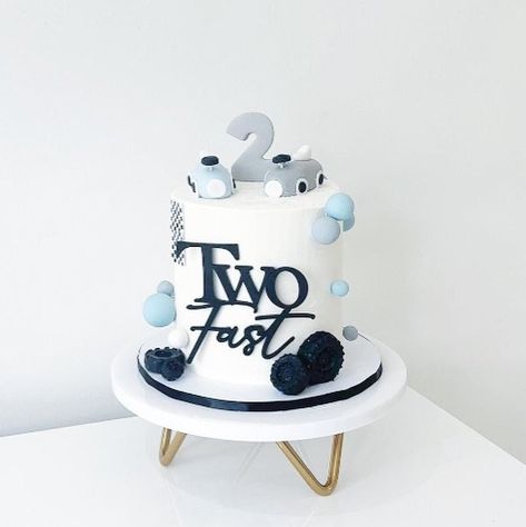 Two Fast Cake Topper or Charm Various Sizes & Colours - Etsy Australia Cakes For 2 Year Boy, 2nd Birthday Boy Cake, Birthday Boy Cake Ideas, Boy Second Birthday Themes, Two Fast Birthday Cake, Two Fast Cake, 1st Birthday Boy Cake, Two Fast, 2nd Birthday Cake Boy