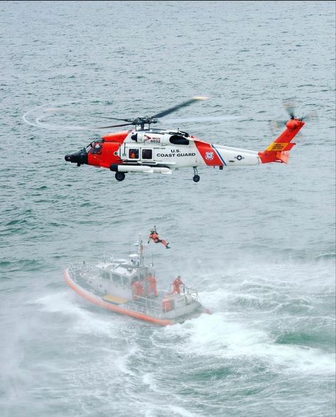 US Coast Guard Coast Guard Helicopter, Semper Paratus, Coast Guard Rescue, Rescue Helicopter, Us Coast Guard, Rescue Team, Coast Guard, Helicopter, Aircraft