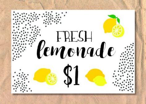 67 Creative Lemonade Stand Slogans and Sign Ideas For Kids Lemonade Poster Ideas Signs, Kids Lemonade Stands, Lemonade Stand Sign, Diy Lemonade Stand, Kids Lemonade, Diy Lemonade, Lemonade Sign, Fresh Squeezed Lemonade, Fresh Lemonade