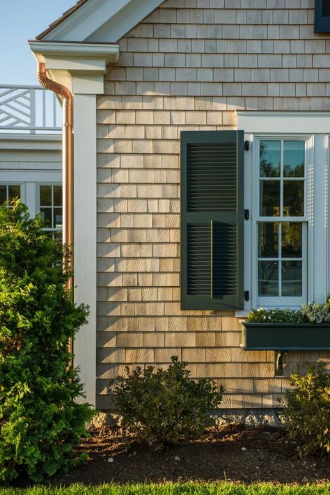 Cape Cod Home With Cedar Shake Shingle Siding Cedar Shake House, Cedar Shake Shingles, Cedar Shingle Siding, Cedar Shake Siding, Hgtv Dream Homes, Shake Shingle, Shingle House, Cedar Shake, Shingle Siding