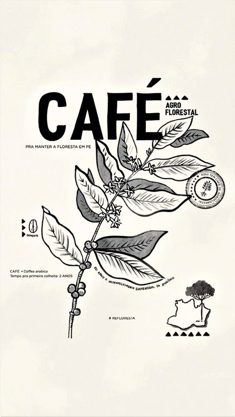 Cafe Agro Florestal, Creme Aesthetic Poster (Available on Redbubble) Botanical Poster Graphic Design, Creme Aesthetic, Cafe Posters, Vintage Poster Design, Aesthetic Poster, Poster Illustration, Stickers Printable, Picture Collage Wall, Art Collage Wall