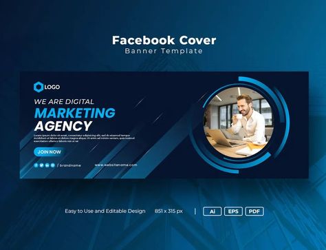 Facebook Cover Design, Facebook Cover Template, Logo Design Feminine, Cover Templates, Graphic Designing, Template Site, Social Media Banner, Cover Template, Google Ads