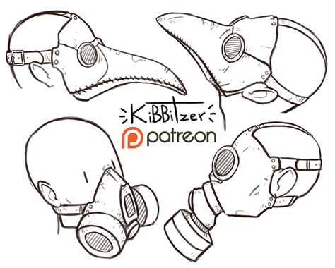 Official Post from kibbitzer: AAAAAAH I DID IT BEFORE THE END OF THE MONTH!they can be useful...I want to draw more of them!-----------------------------------------------------------------------This is a $1 reward! After all the pledges get processed by patreon you'll get:-Full version with 8 masks-the  monthly standard referen Art Bases, Study Stuff, Mask Drawing, Cyberpunk Style, Poses References, Oc Ideas, Character Ideas, Art Poses, Drawing Tutorials