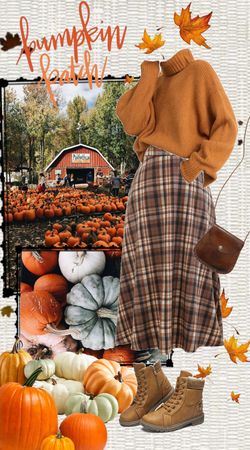 pumpkin patch Outfit | ShopLook Pumpkin Inspired Outfit, Pumpkin Vampire, Patch Outfit, 1920s Women, Pumpkin Outfit, Pumpkin Patch Outfit, Best Winter Outfits, Preppy Fall, Dark Autumn